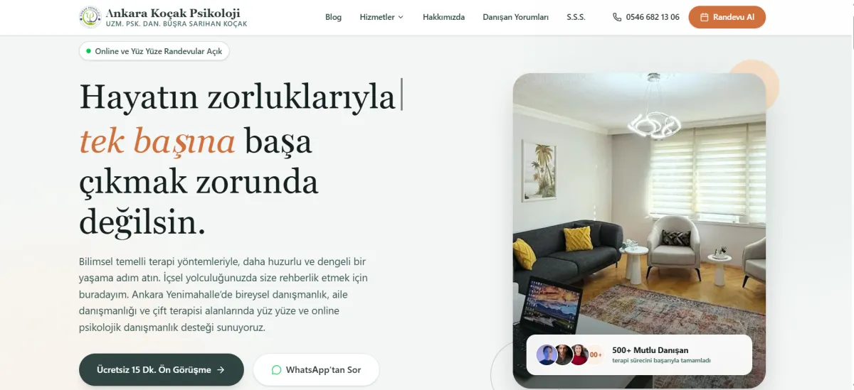 Çankaya Psikolog Tavsiyesi