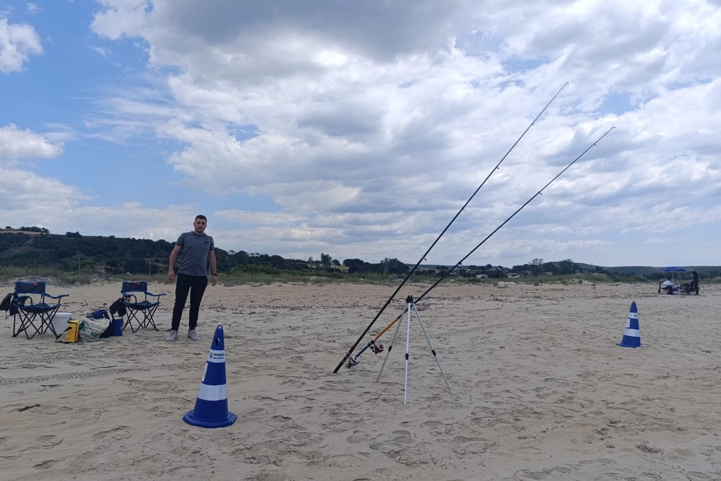 Edirne Mecidiye Sahili'nde olta sesleri