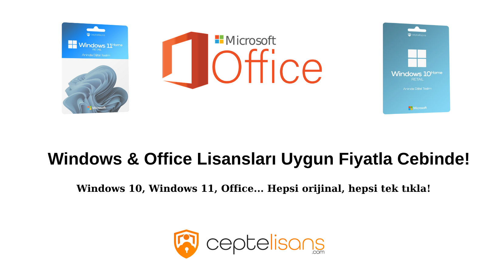 Ceptelisans.com Üzerinden Windows 10 Pro ve Office Lisansları Kolayca Satın Alabilirsiniz