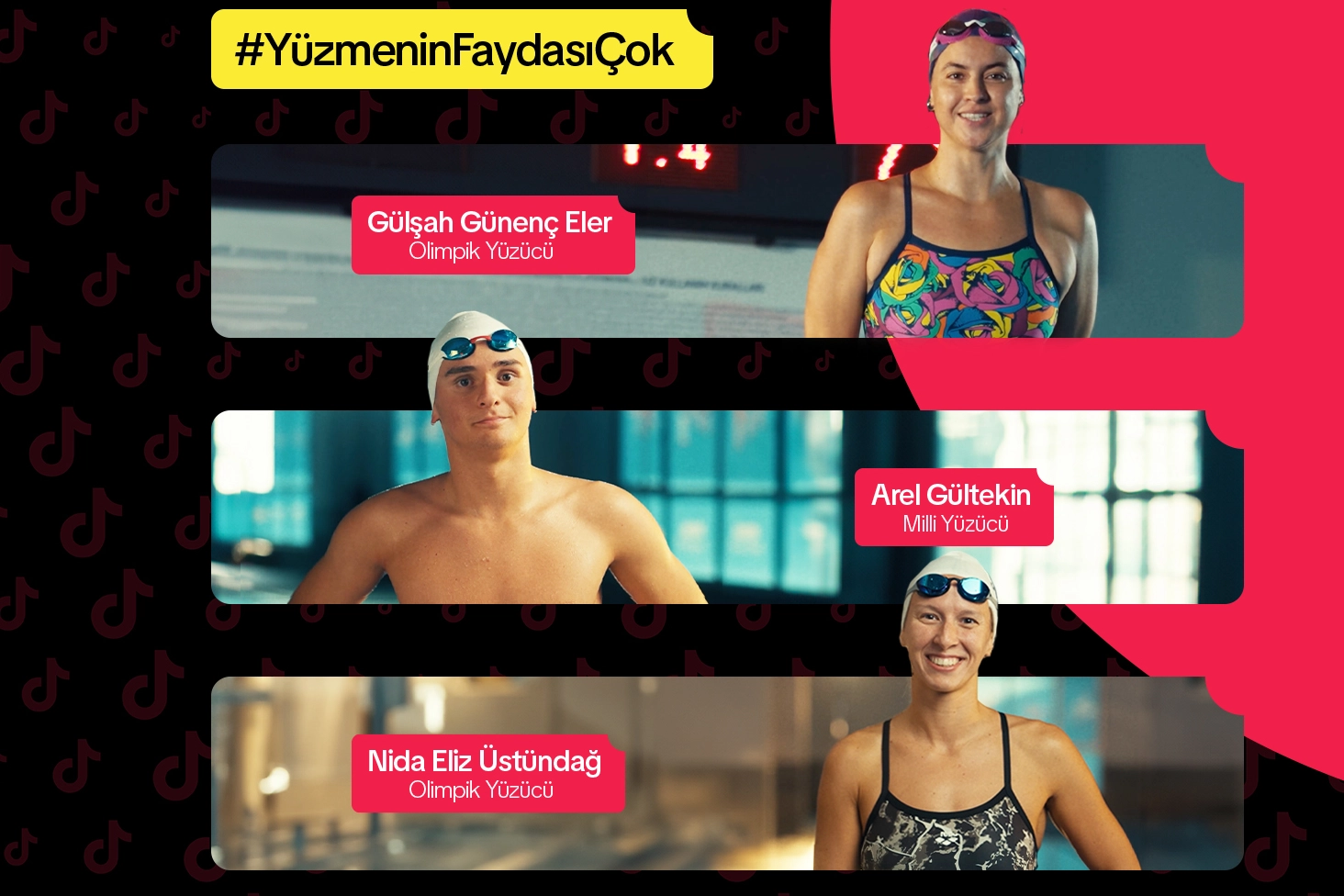 Milli yüzücüler yüzmede gençlere ilham oluyor