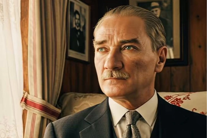 Atatürk'ün Efes Selçuk'a gelişi yapay zekayla canlandırıldı
