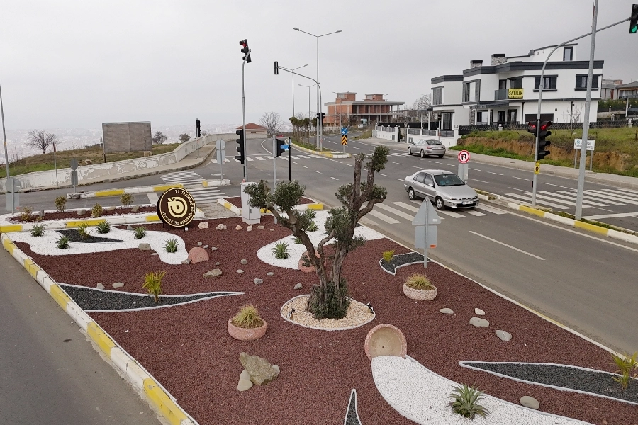 Tekirdağ'ın cadde ve kavşaklarına iklim dostu dokunuş