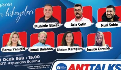 Antalya Büyükşehir’in ANTTALKS etkinliği başlıyor