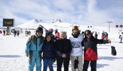 Erciyes Kayak Okulu’na yoğun ilgi