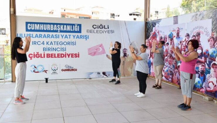 İzmir Çiğli’de kadınlara özel yaz spor kursları